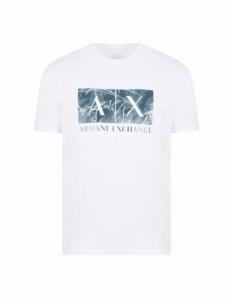 Cotton Reflective Logo White T-Shirt