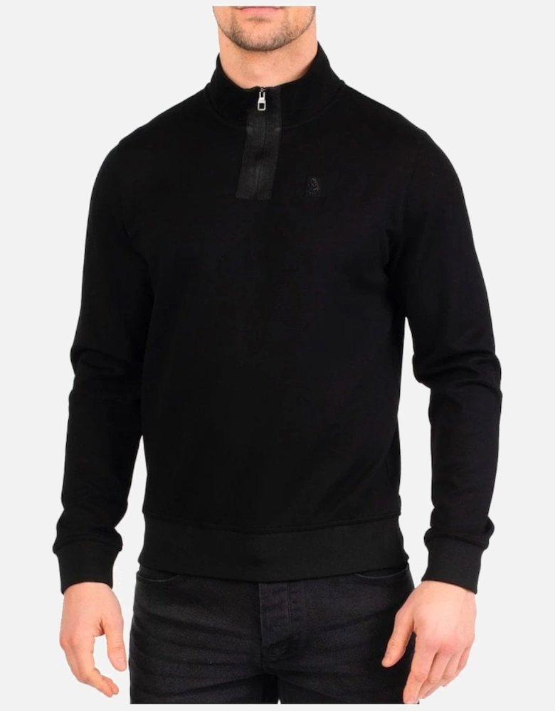 Luke Mainline Full Hardy Zip Sweatshirt Jet Black