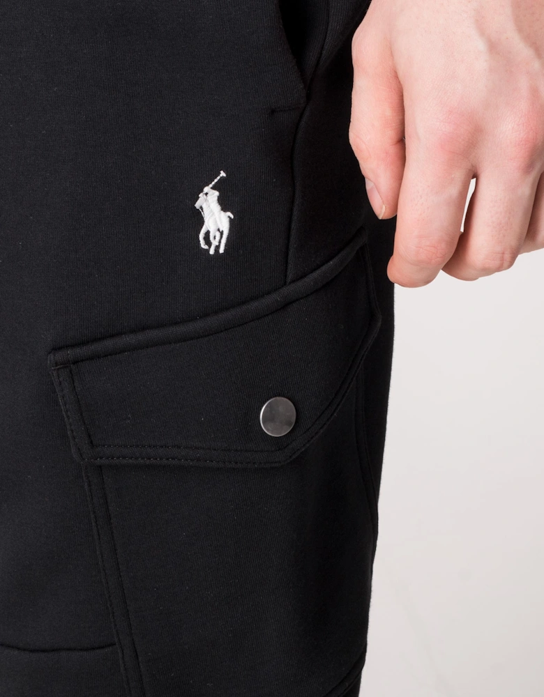 Regular Fit Double Knit Cargo Joggers