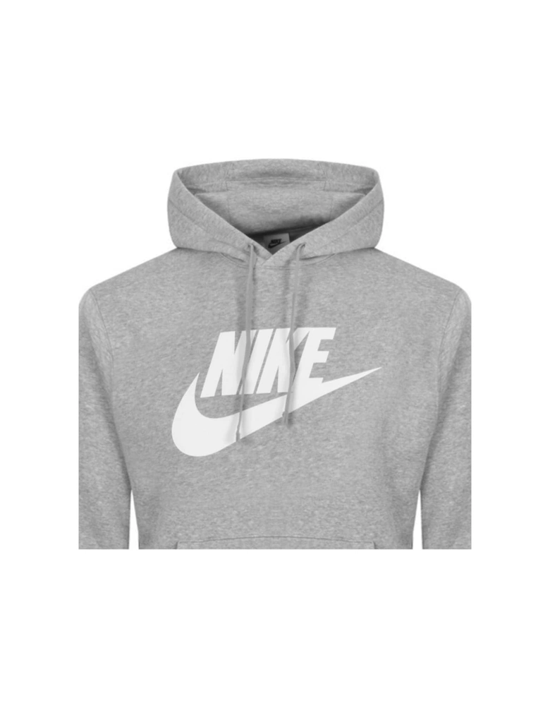 Swoosh Logo Hoodie Grey