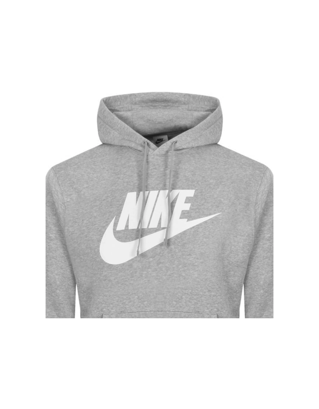 Swoosh Logo Hoodie Grey