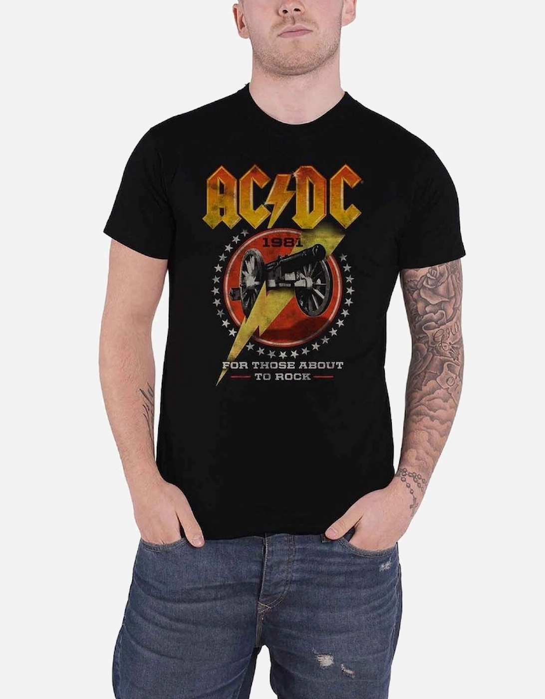 Unisex Adult For Those About To Rock ?'81 T-Shirt, 4 of 3
