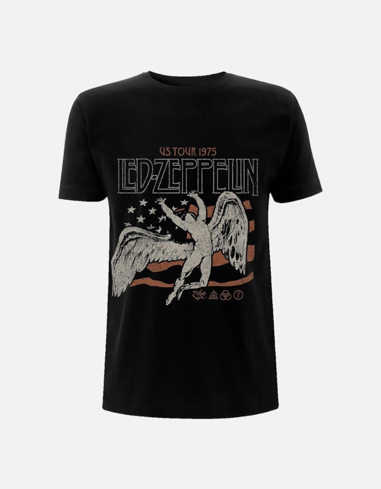 Unisex Adult US Tour 1975 Flag T-Shirt