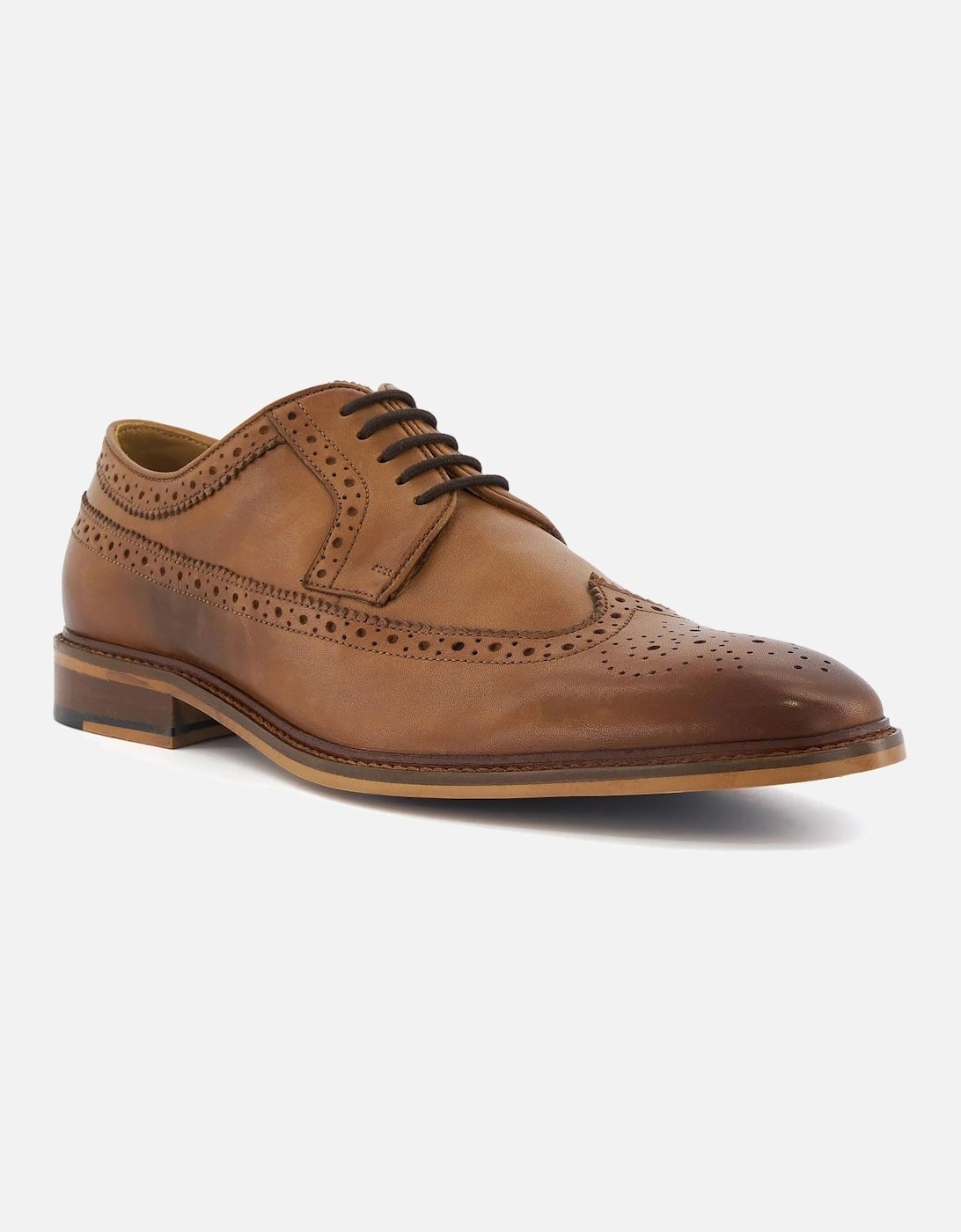 Mens Superiority - Leather Brogue Shoes, 5 of 4