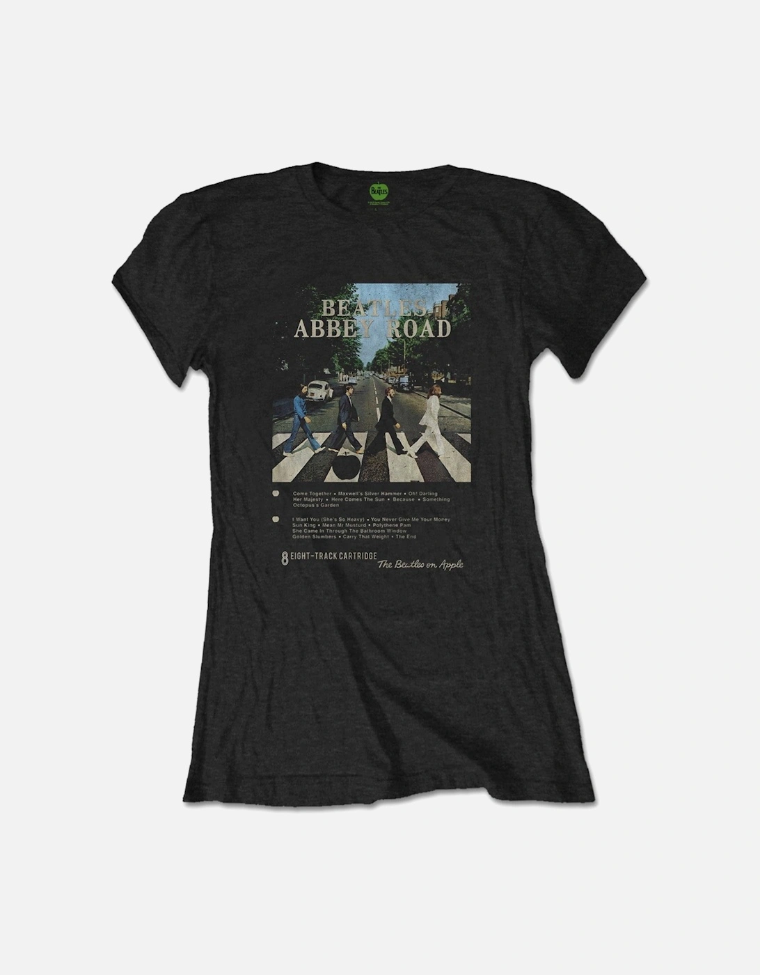 Womens/Ladies 8 Track Abbey Road T-Shirt, 2 of 1