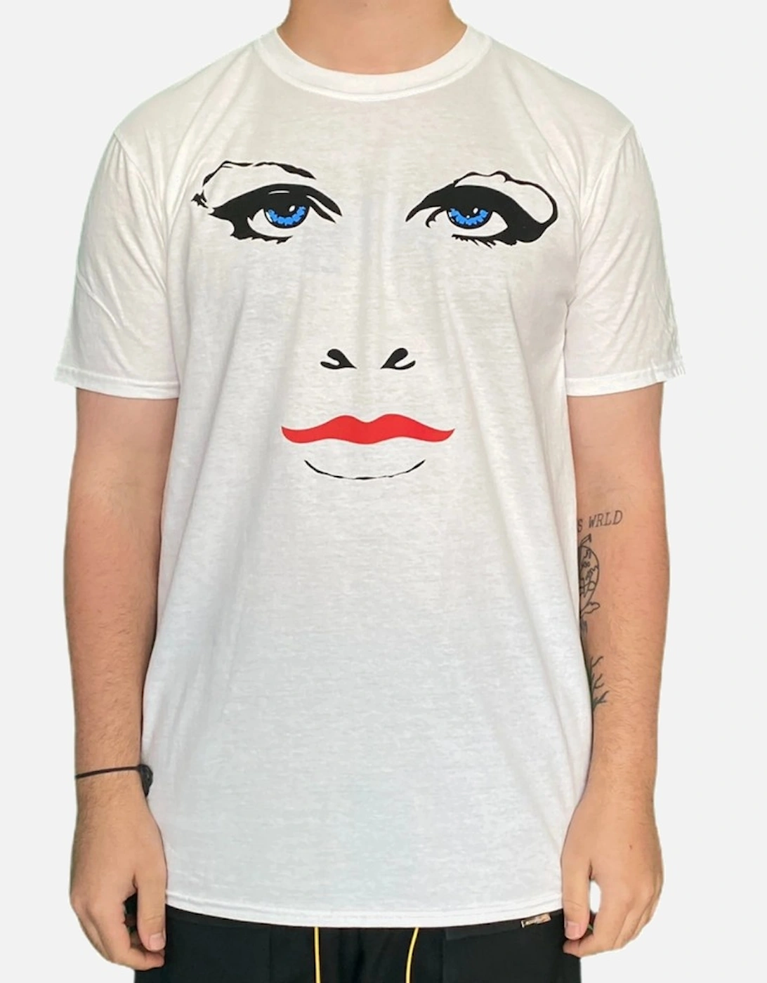 Unisex Adult Faces & Doves T-Shirt, 3 of 2