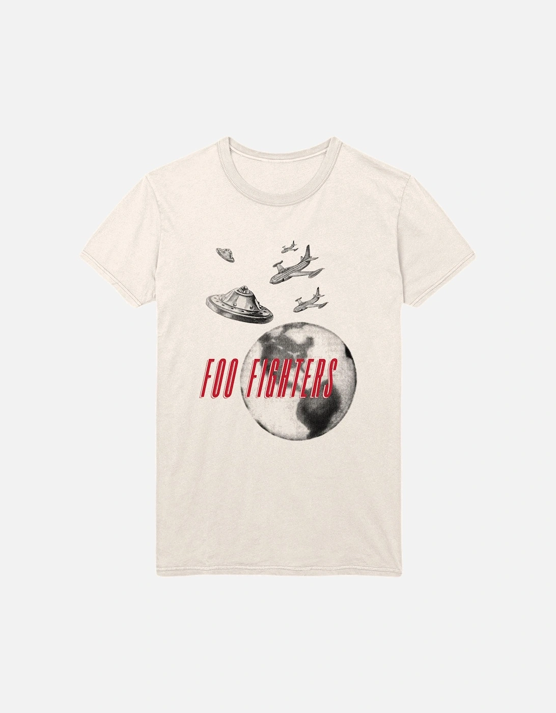 Unisex Adult UFO Planes T-Shirt, 2 of 1