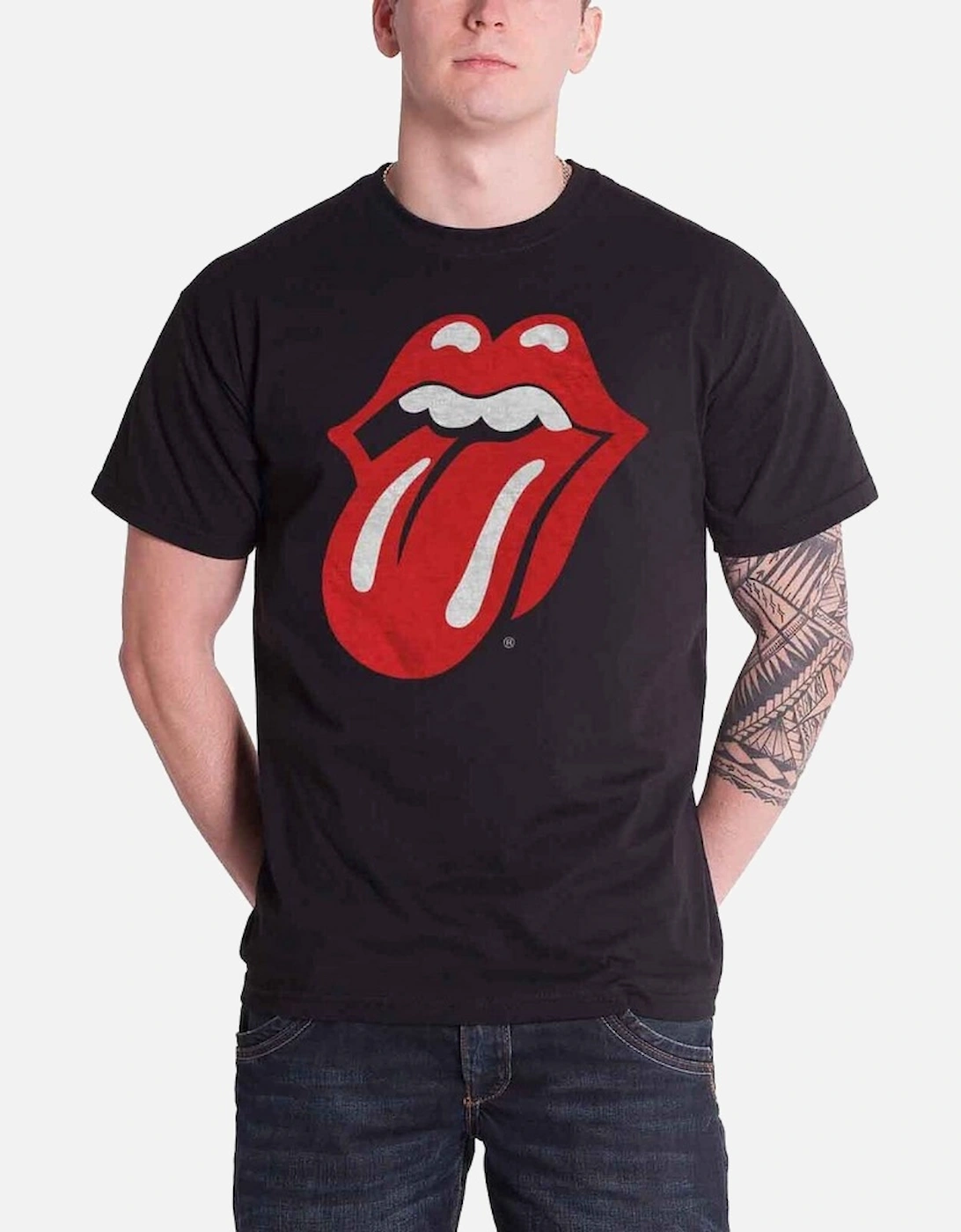 Unisex Adult Classic Tongue T-Shirt, 4 of 3