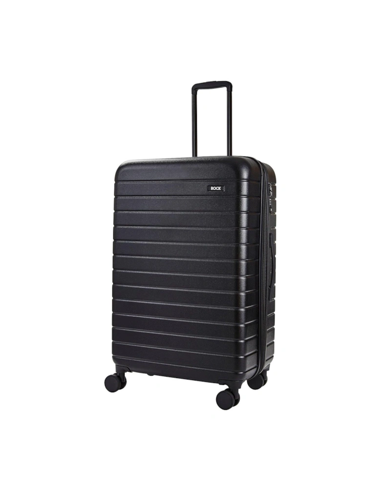 Novo Large 8-Wheel Suitcase - Black