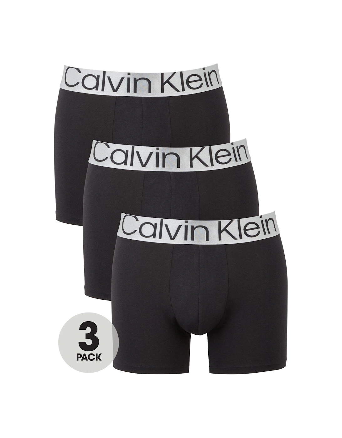 3 Pack Boxer Briefs - Black, 3 of 2