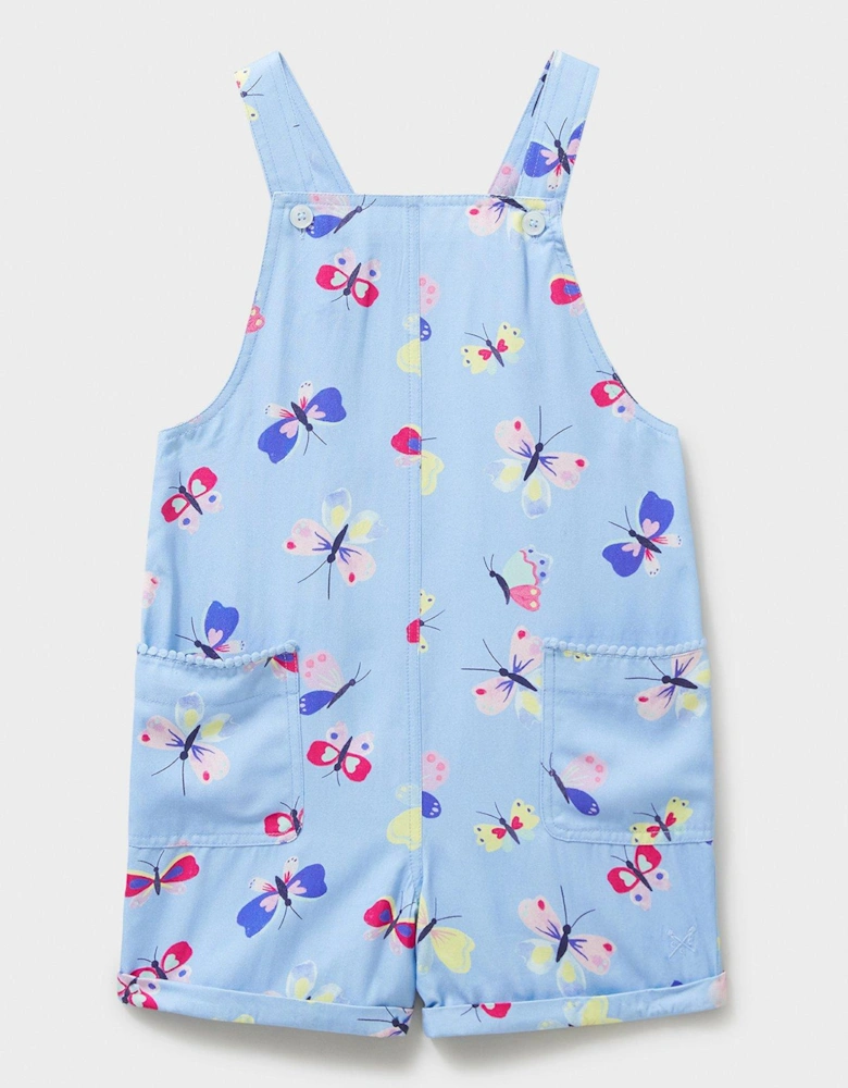 Girls Butterfly Playsuit - Blue