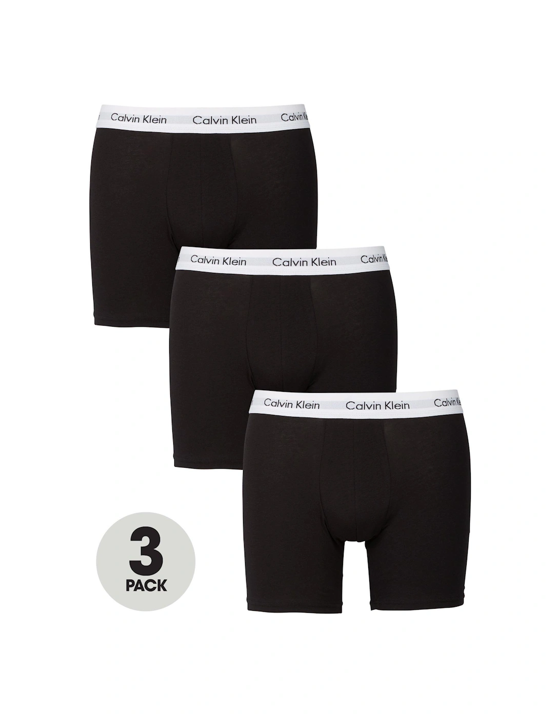3 Pack Boxer Briefs - Black, 2 of 1