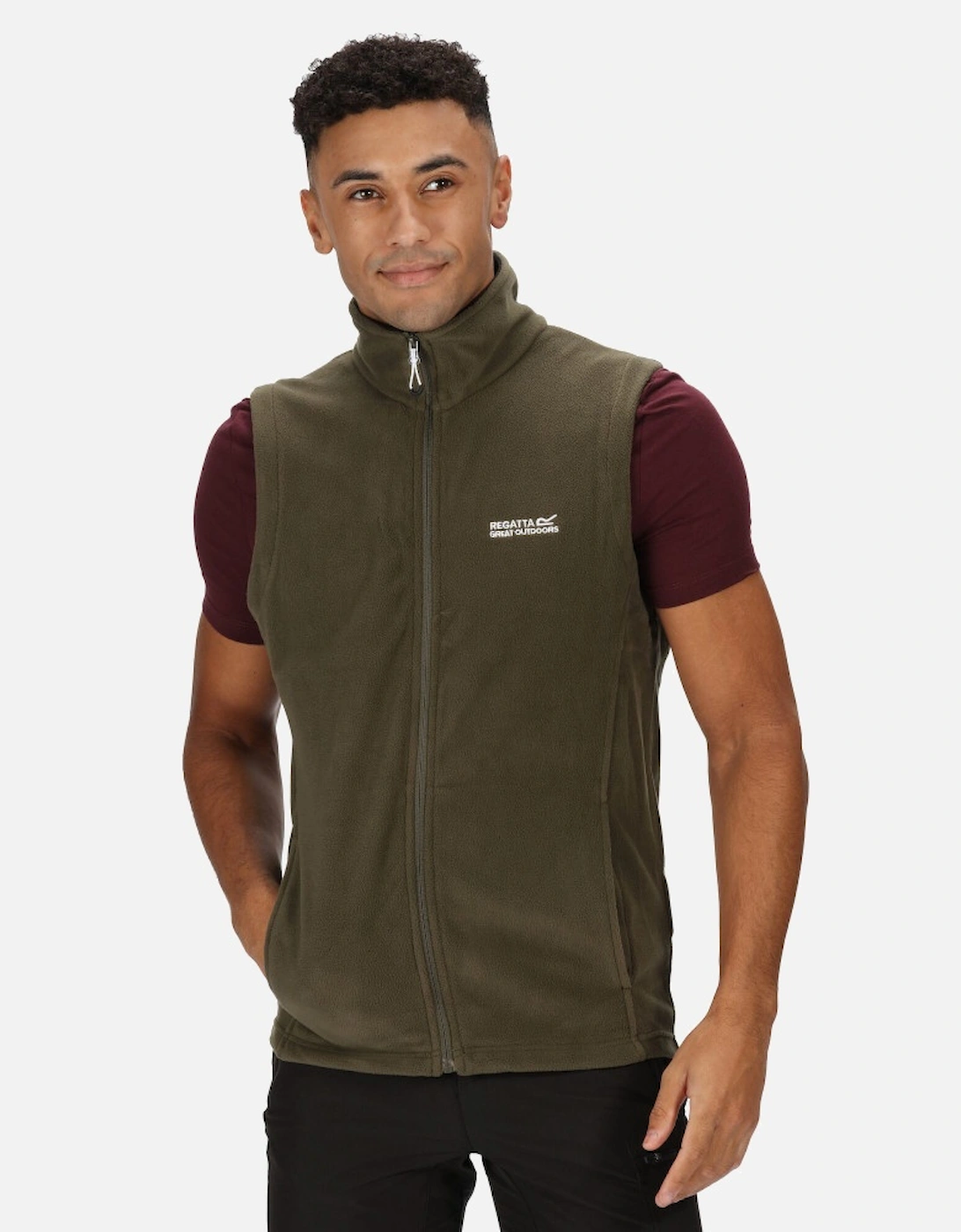 Mens Tobias II Lightweight Fleece Gilet Bodywarmer, 5 of 4