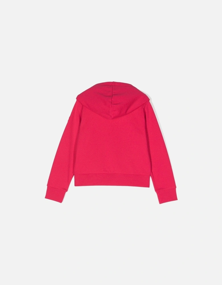 Kids Oversize Logo Hoodie Pink