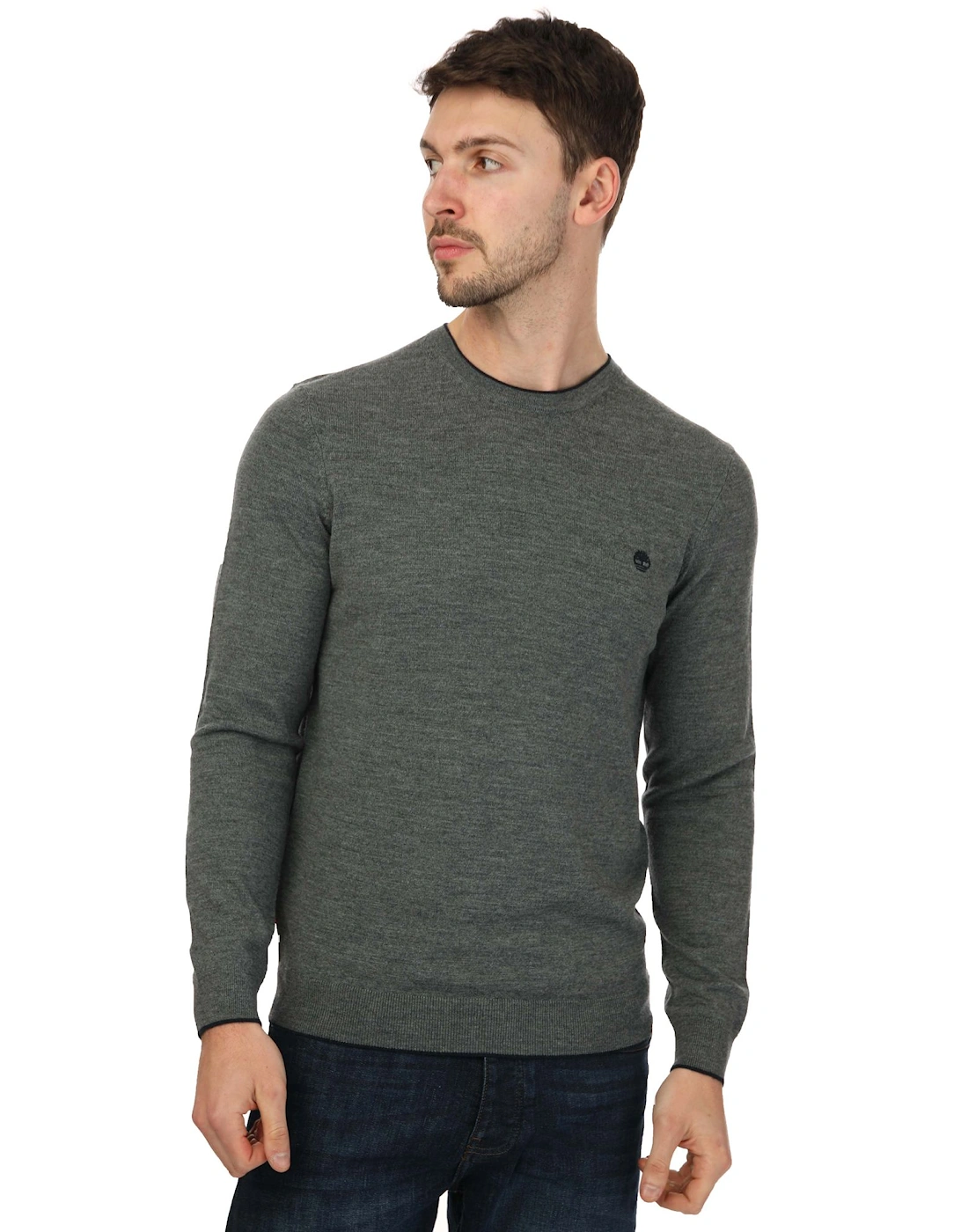 Mens Nissitissit River Merino Wool Sweater, 7 of 6