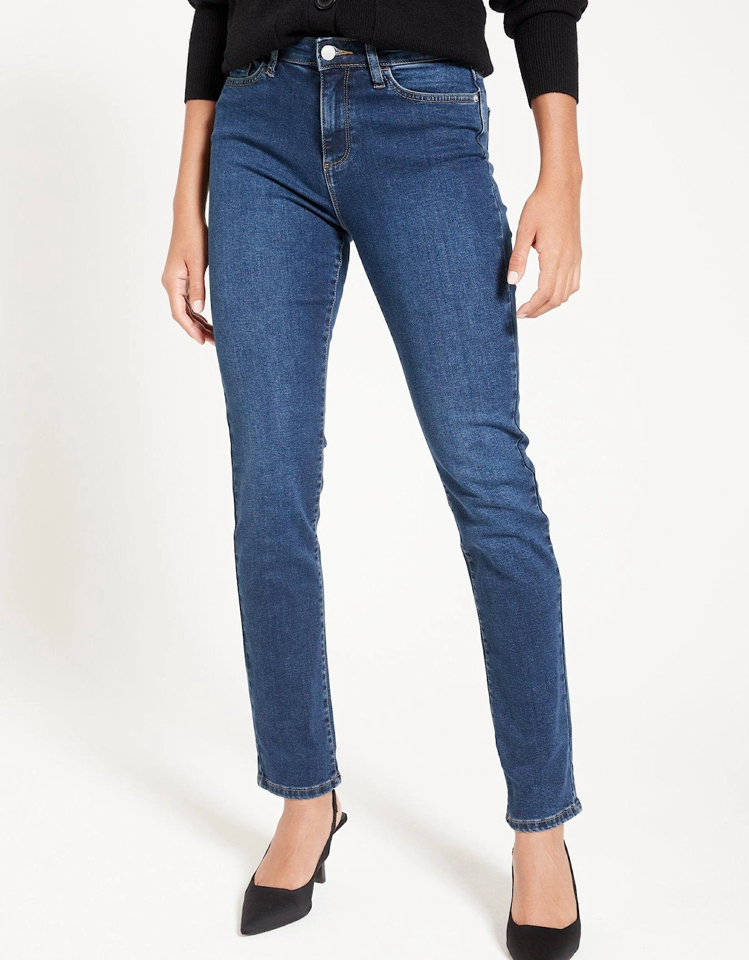 Tall Isabelle High Rise Slim Jean - Indigo, 6 of 5