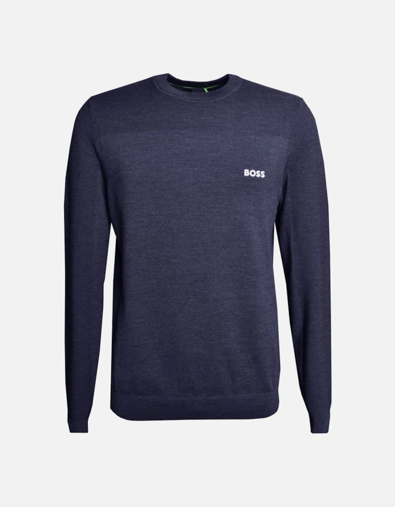 Men's Dark Blue Romar Knitted Jumper.