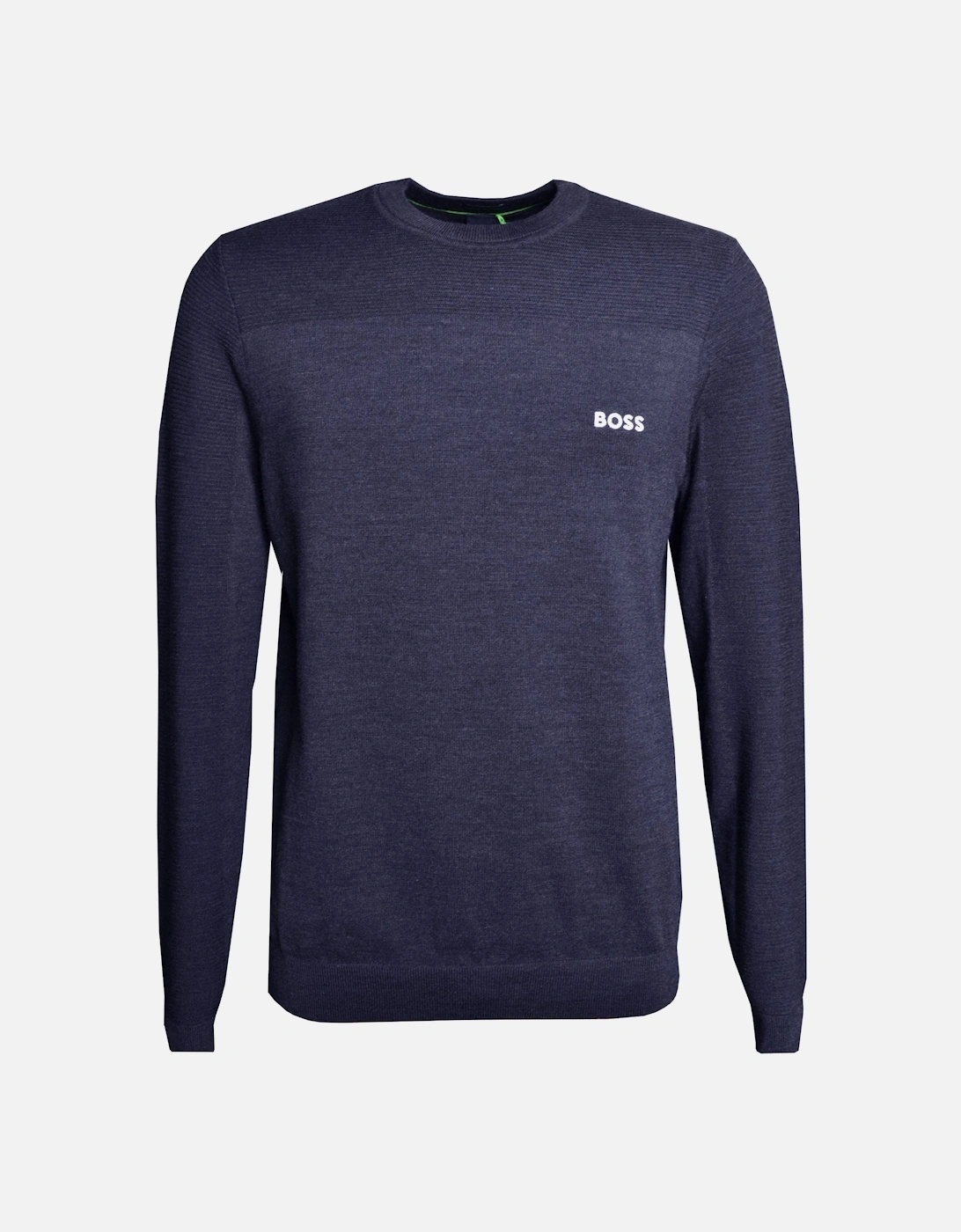 Men's Dark Blue Romar Knitted Jumper., 4 of 3