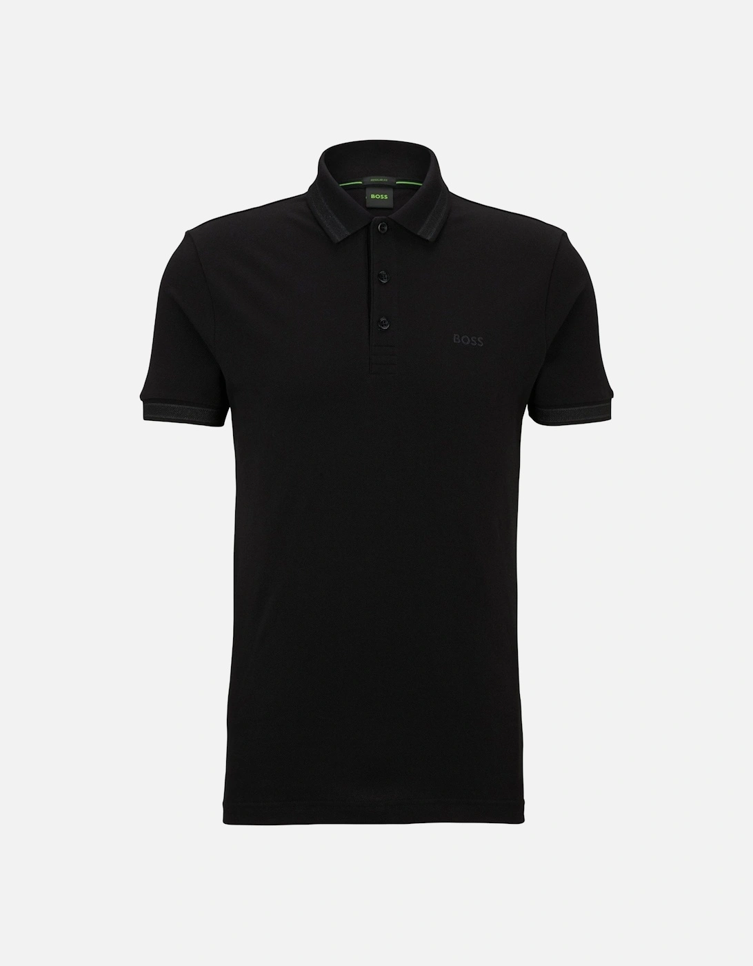 Men's Black Paddy Polo Shirt, 3 of 2