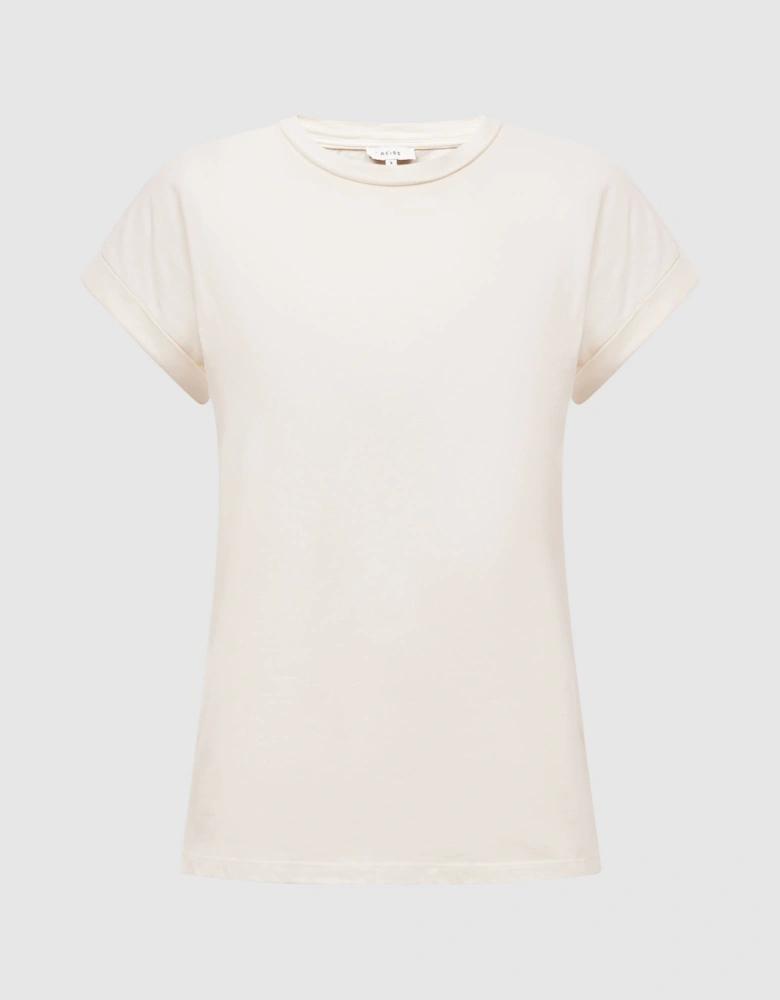 Cotton-Jersey Crew Neck T-Shirt