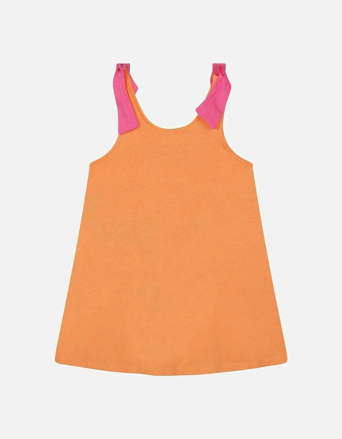 Girls Orange Beach Vibes Dress