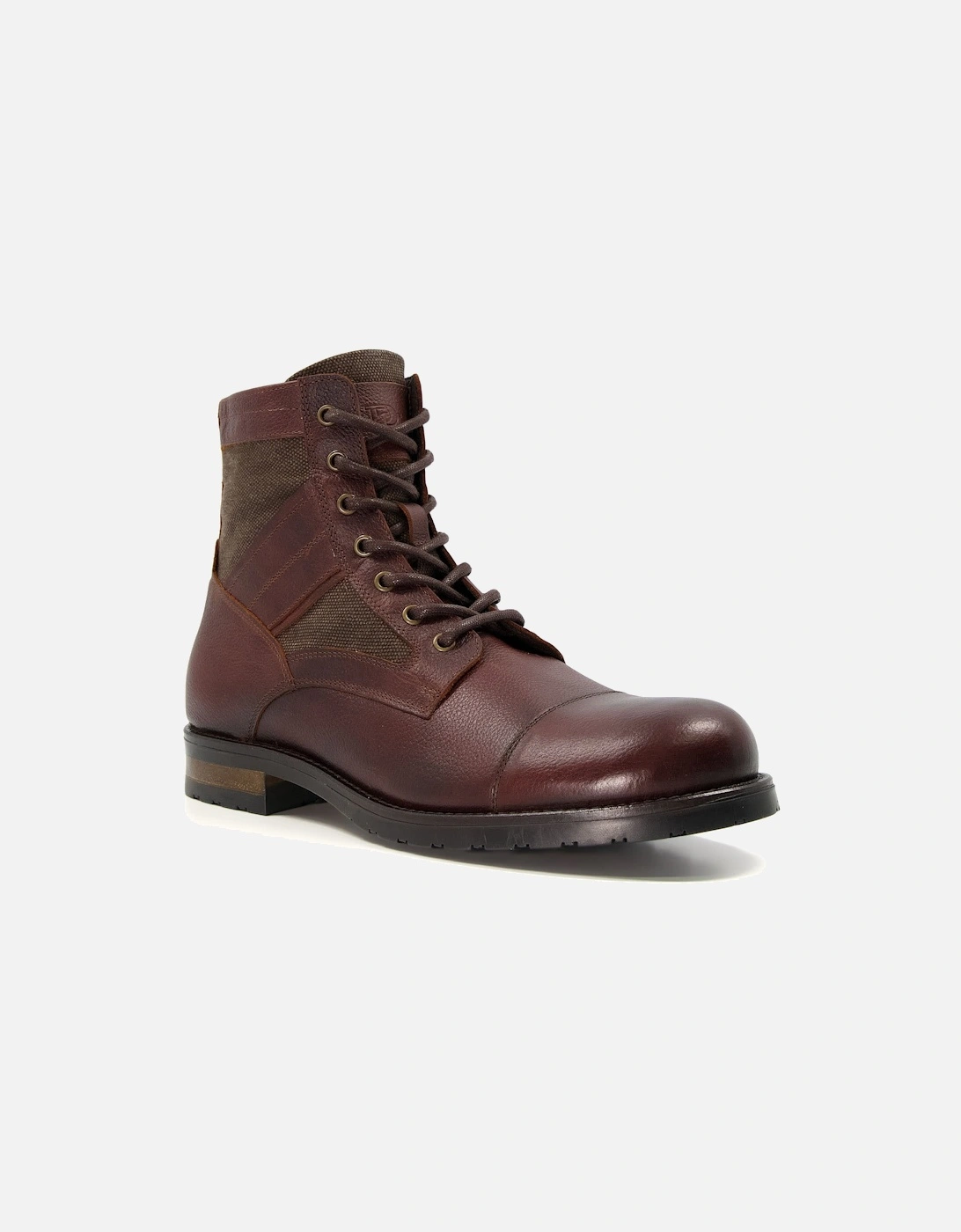 Mens Cornered - Casual Leather Lace-Up Boots, 6 of 5