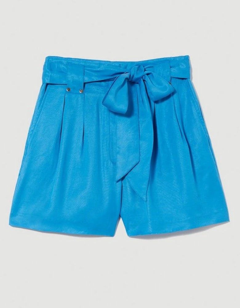 Premium Linen Viscose Woven Shorts