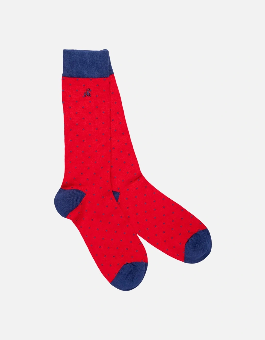 Bamboo Socks Red Spot, 3 of 2