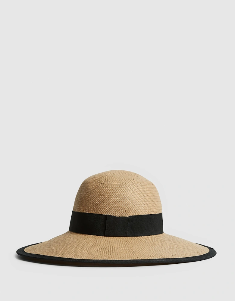 Raffia Woven Wide Brim Hat