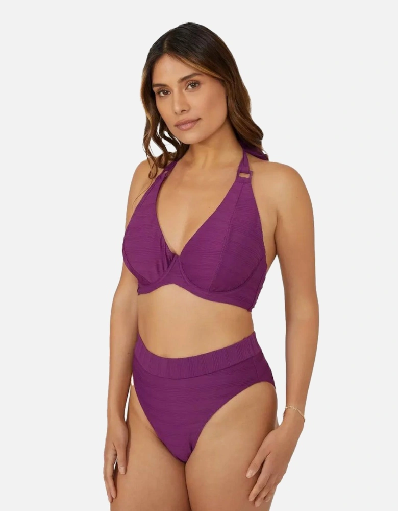 Womens/Ladies Textured Non-Padded Bikini Top