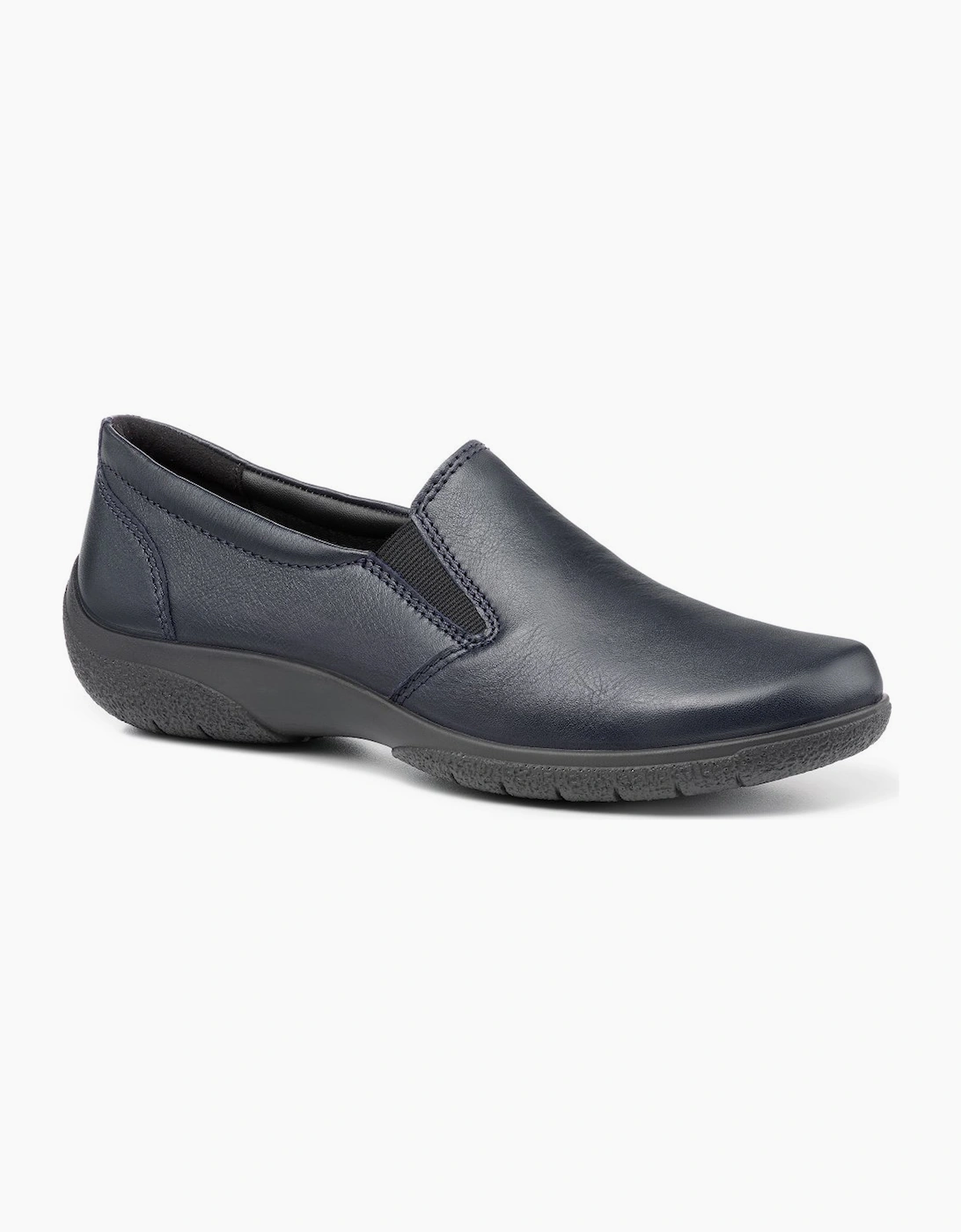 Hotter Women's Glove II Womens Wide Fit Slip On Shoes - Navy - Size: 4