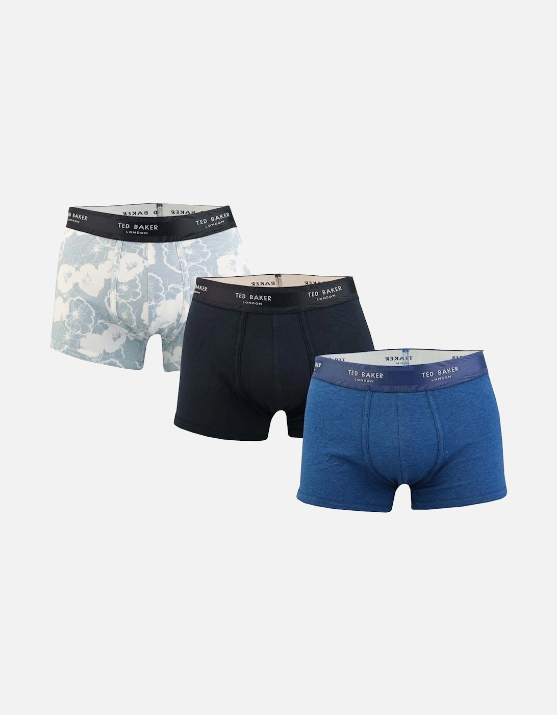 Mens Three Pack Cotton Fashion Trunk