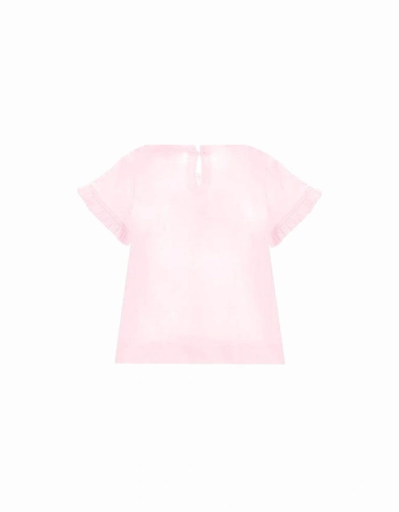 Baby Girls Pink Bear T-Shirt