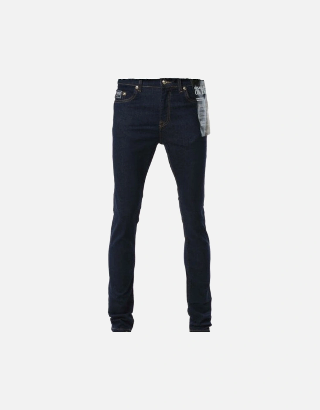 Slim Fit Emblem Navy Jeans, 4 of 3