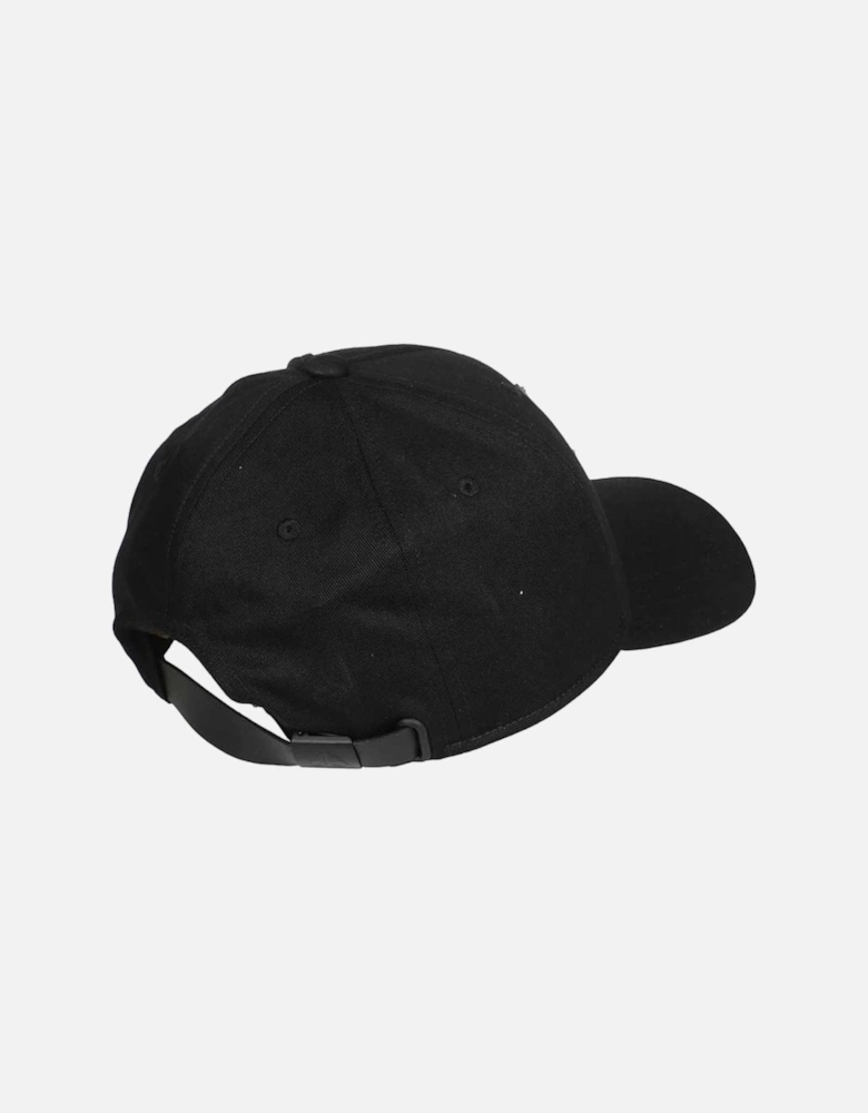 Cotton Metal Icon Logo Black Cap