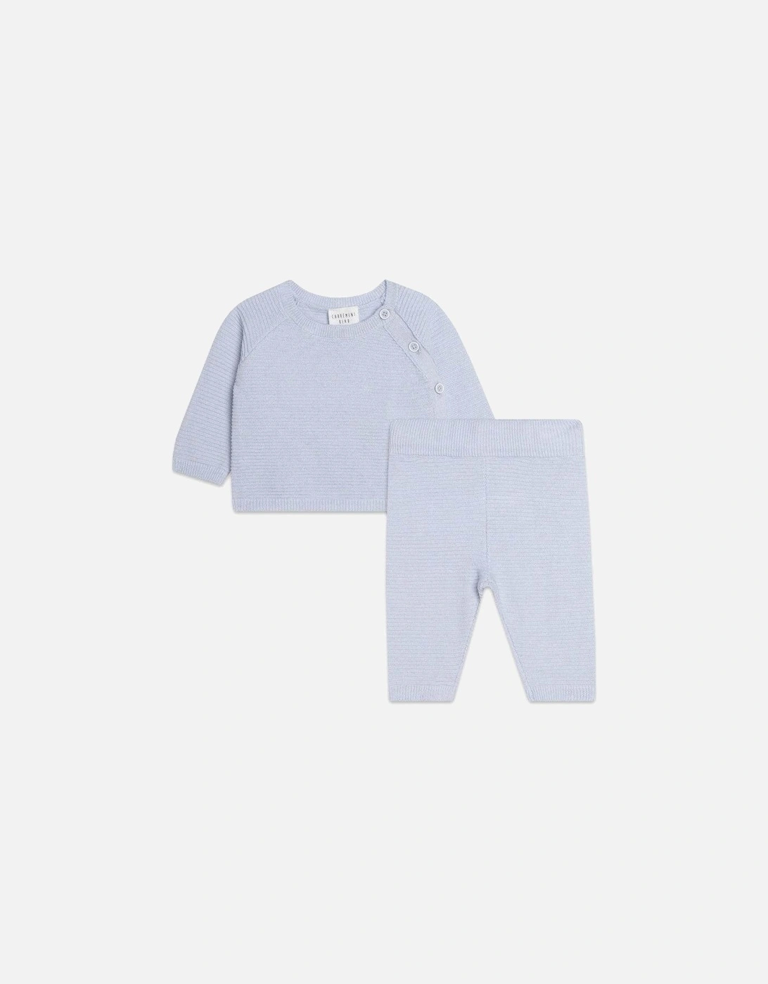 Baby Boys Knitted Sweatshirt & Joggers, 2 of 1
