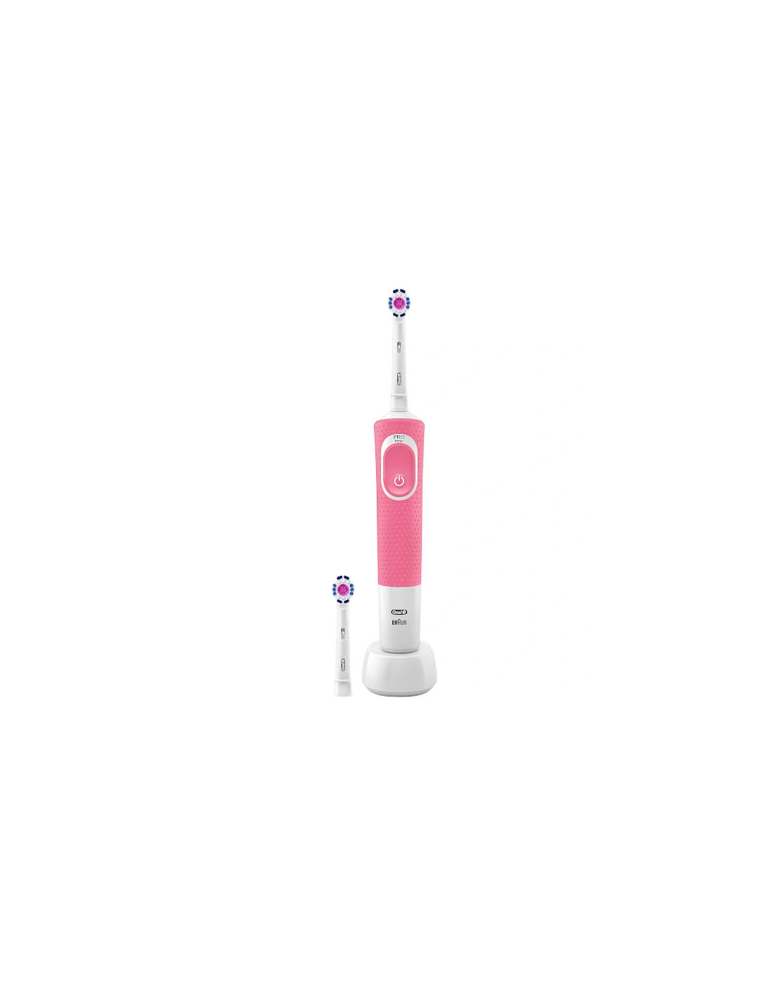 Vitality Plus White and Clean Power Handle Electric Toothbrush - Pink - Oral B, 2 of 1