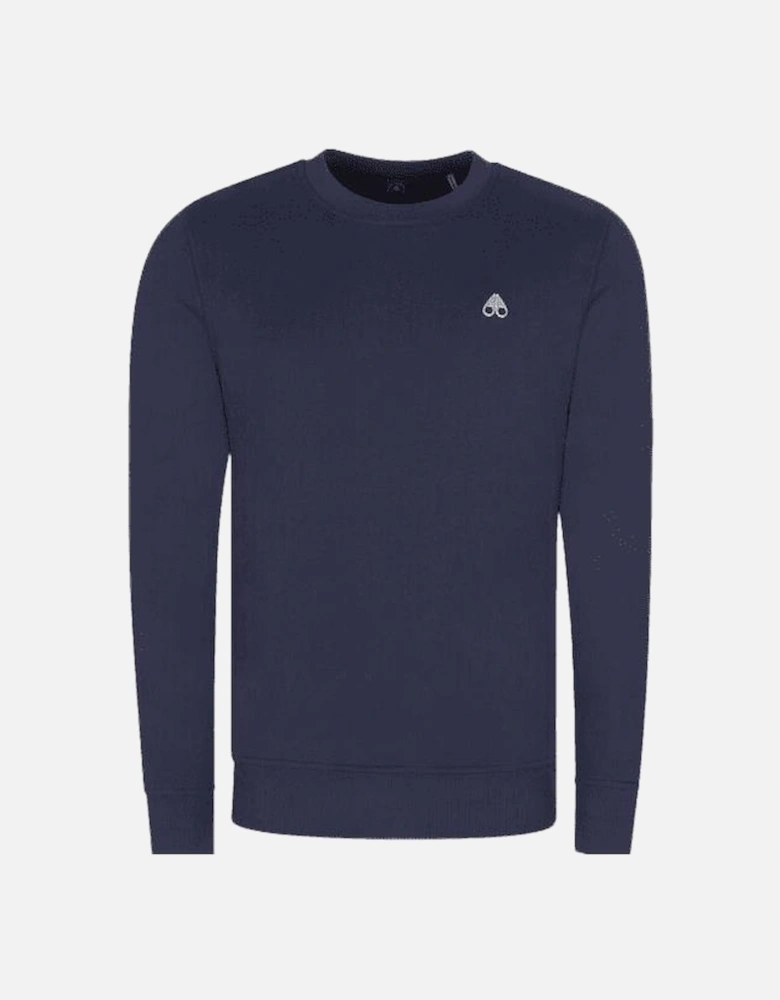 Cotton Greyfield Pullover Navy Sweatshirt