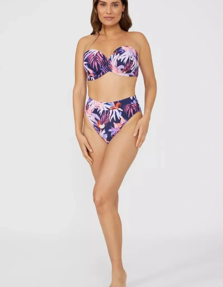 Womens/Ladies Arianna Palm Tree Strapless Bikini Top