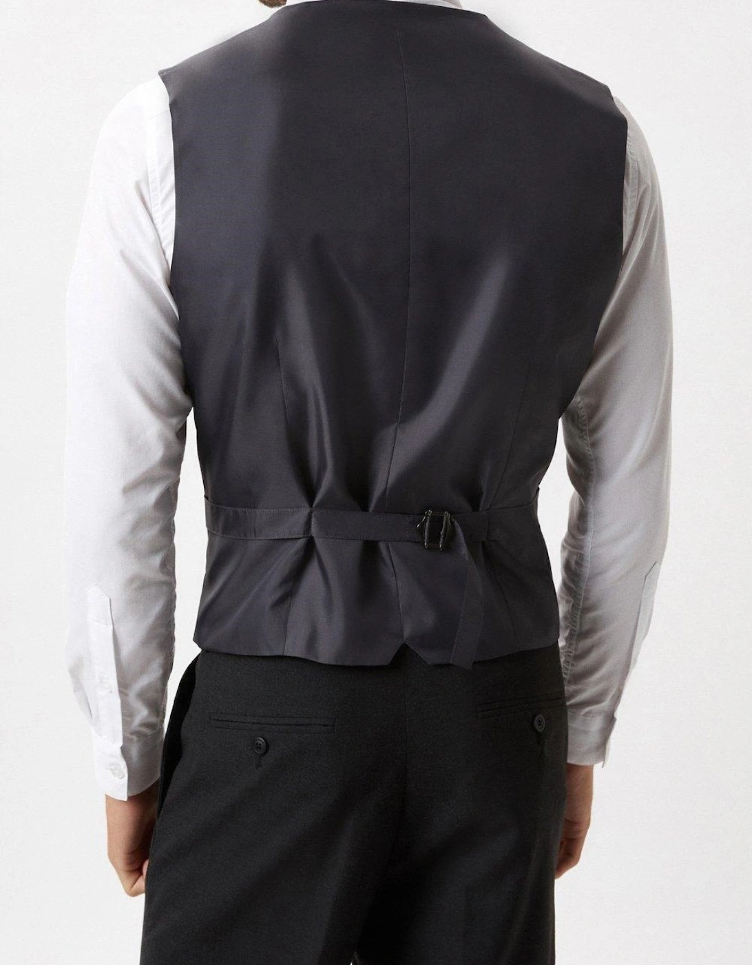 Mens Essential Single-Breasted Slim Waistcoat