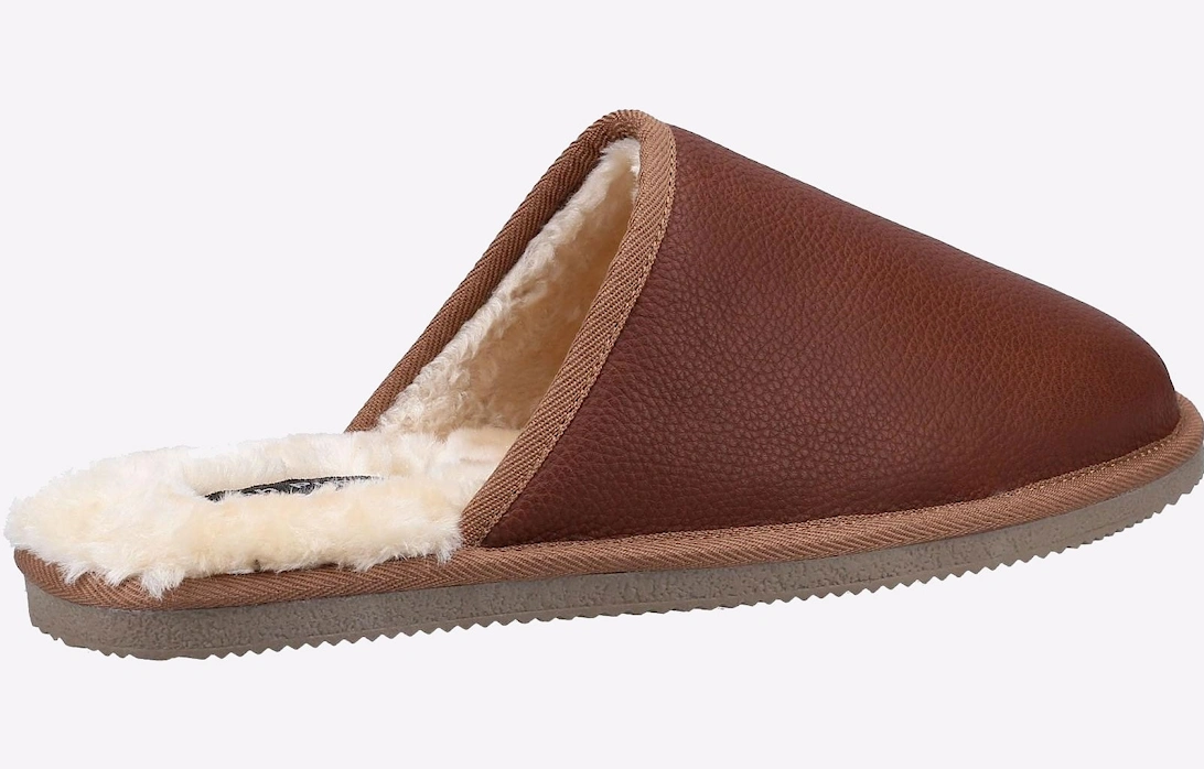 Mens Coady Leather Slippers