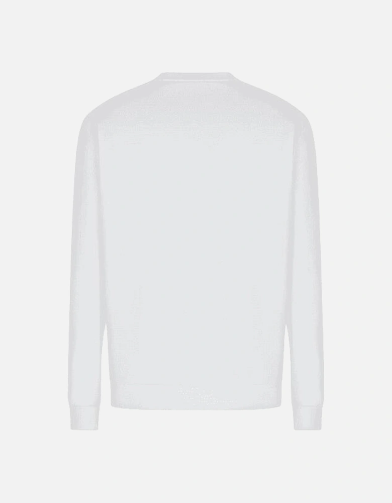 Cotton Box Logo White Sweatshirt