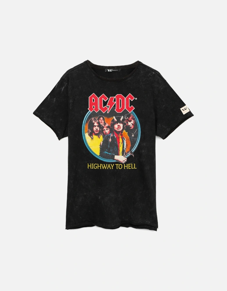 Unisex Adult Highway To Hell Circle T-Shirt
