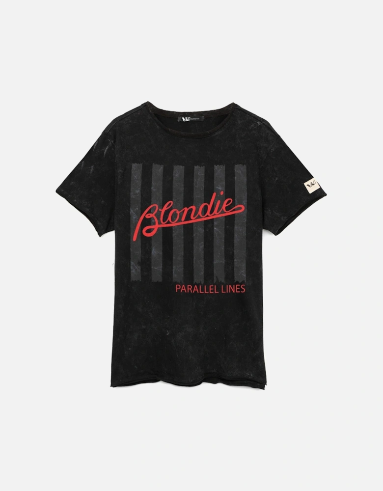 Unisex Adult Parallel Lines T-Shirt