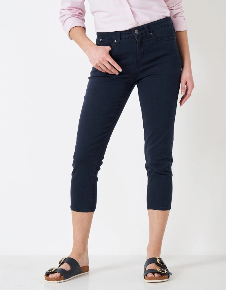 Cropped Jean - Navy
