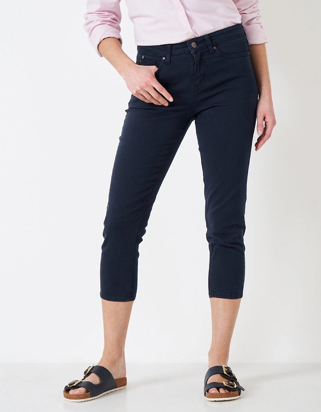 Cropped Jean - Navy, 2 of 1