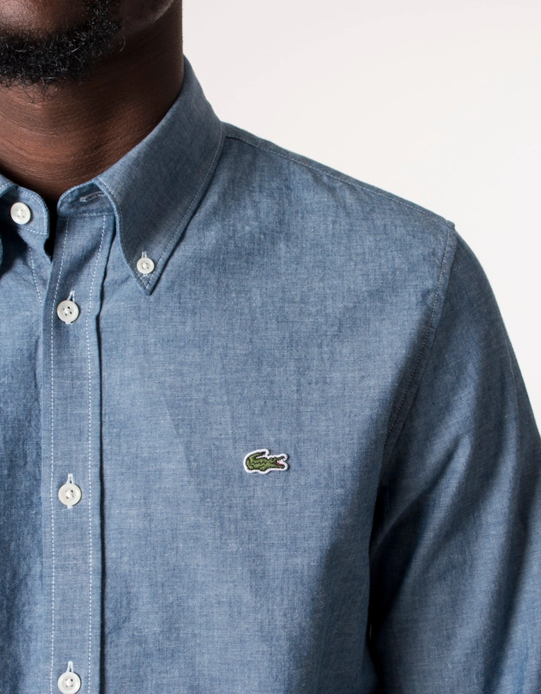 Slim Fit Denim Woven Shirt