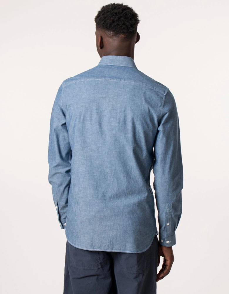 Slim Fit Denim Woven Shirt
