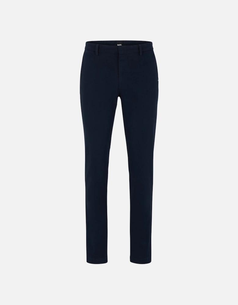 Boss Black Kaito 1 Cotton Trousers Dark Blue