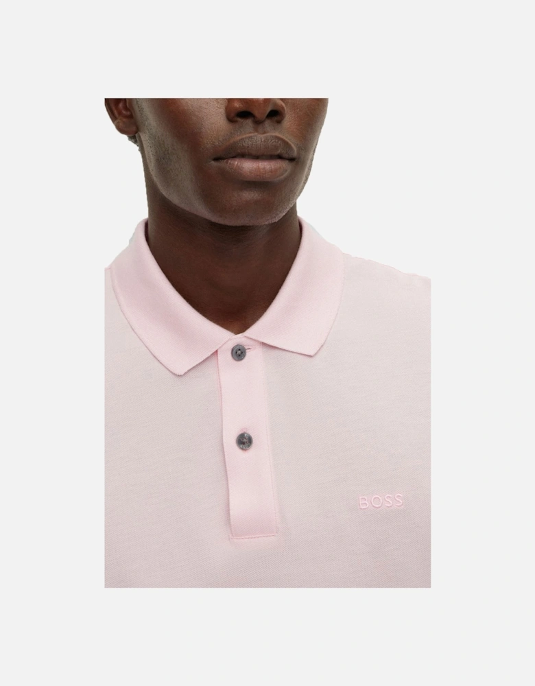 Boss Pallas Polo Shirt Open Pink